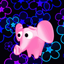 elefante rosa