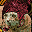 Gato con pipa